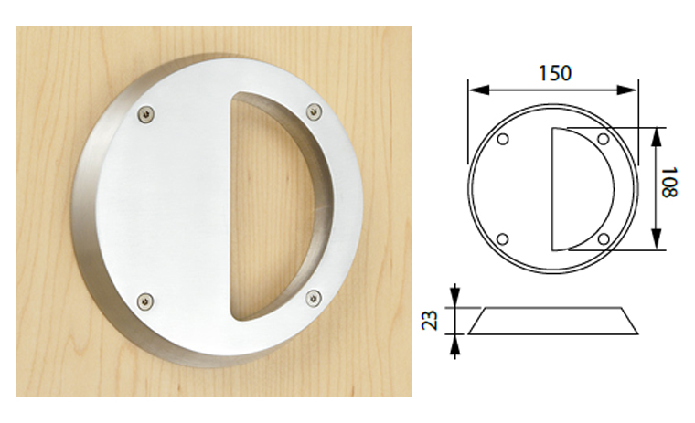 Circular-surface-mounted-pull